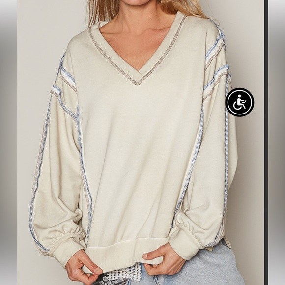 POL French Terry Top - Picture 3 of 5